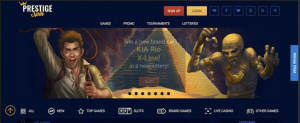 Prestige Spin Casino Website