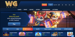 WG Casino Website